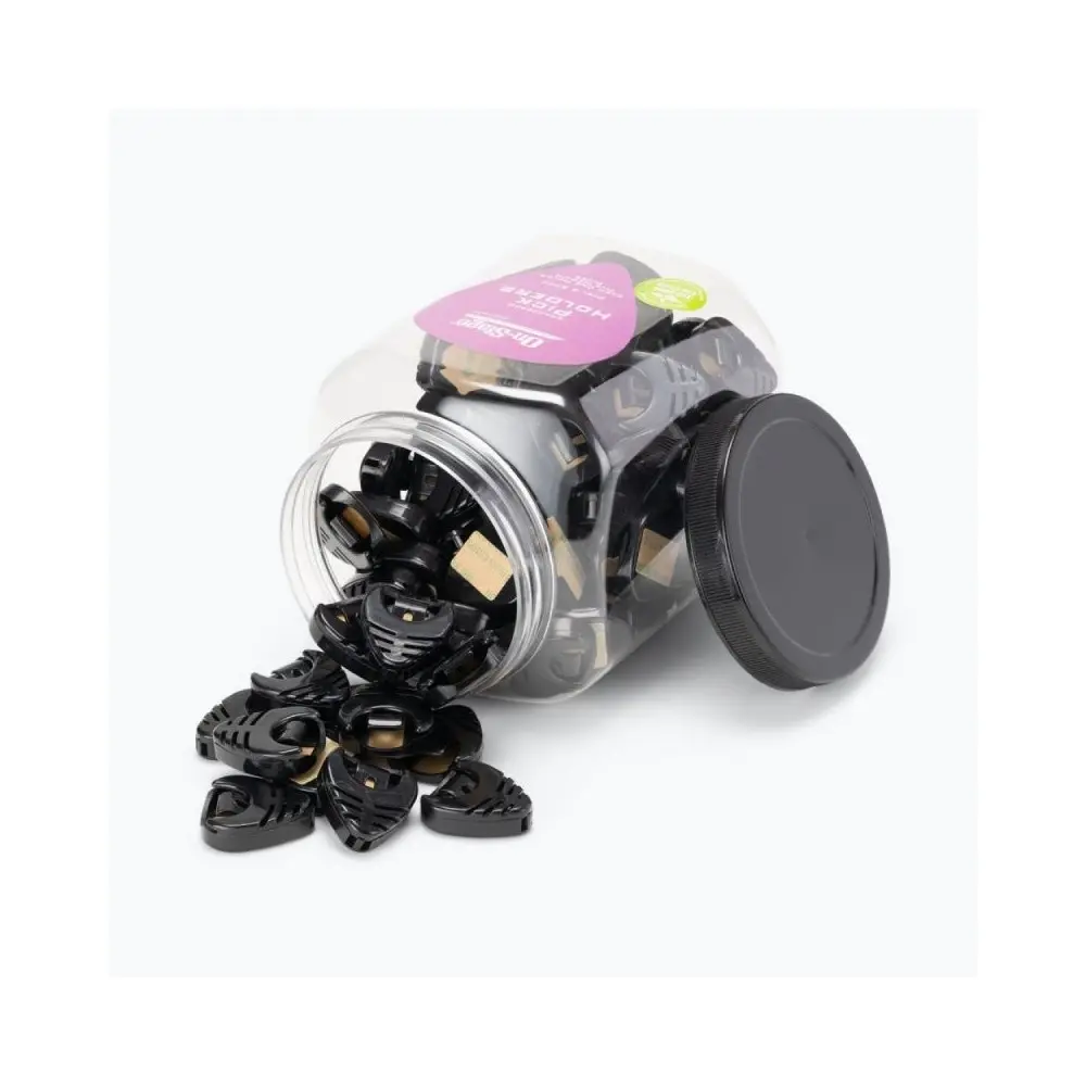 Balde Con 100 Porta Púas para guitarra On Stage GSAPK6500 autoadhesivo