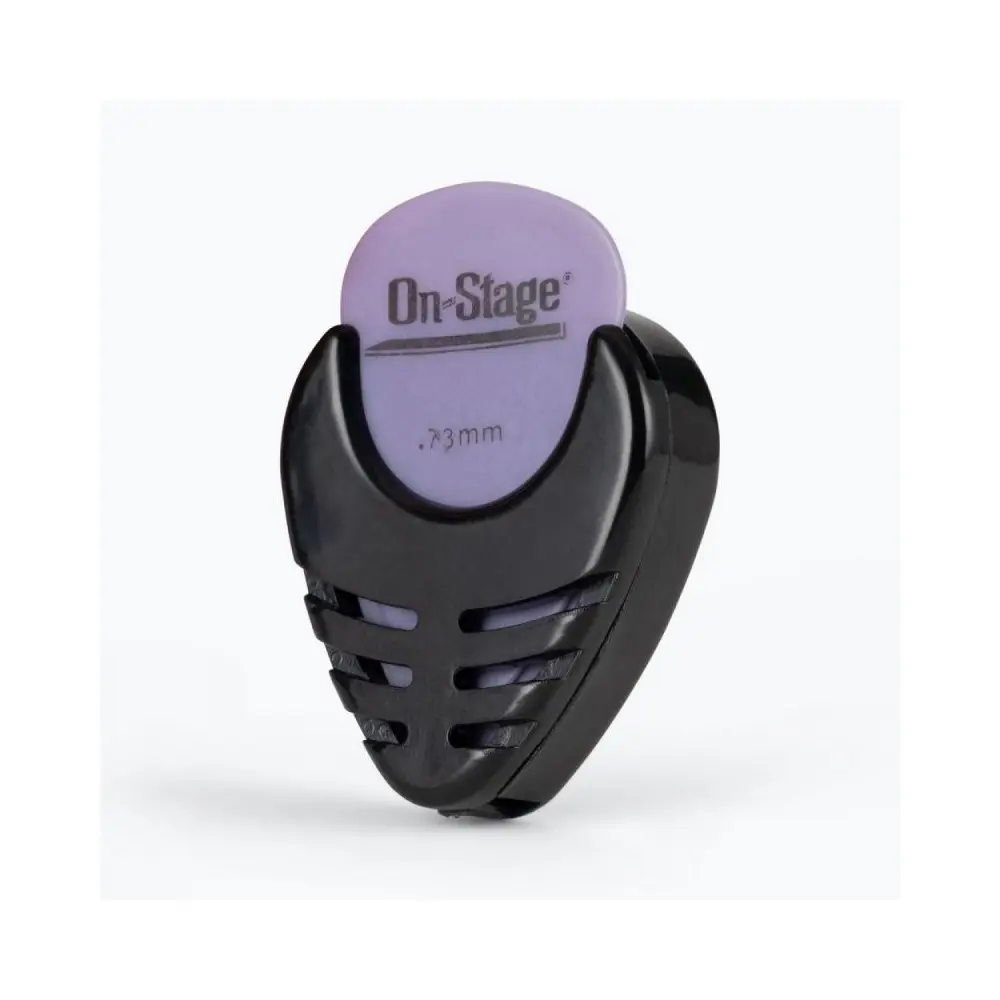 Balde Con 100 Porta Púas para guitarra On Stage GSAPK6500 autoadhesivo