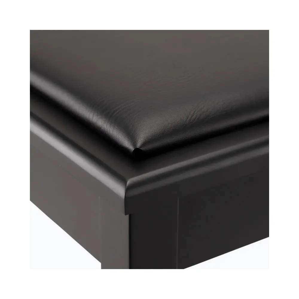 Taburete para piano o teclado de lujo On Stage KB8904B banqueta madera