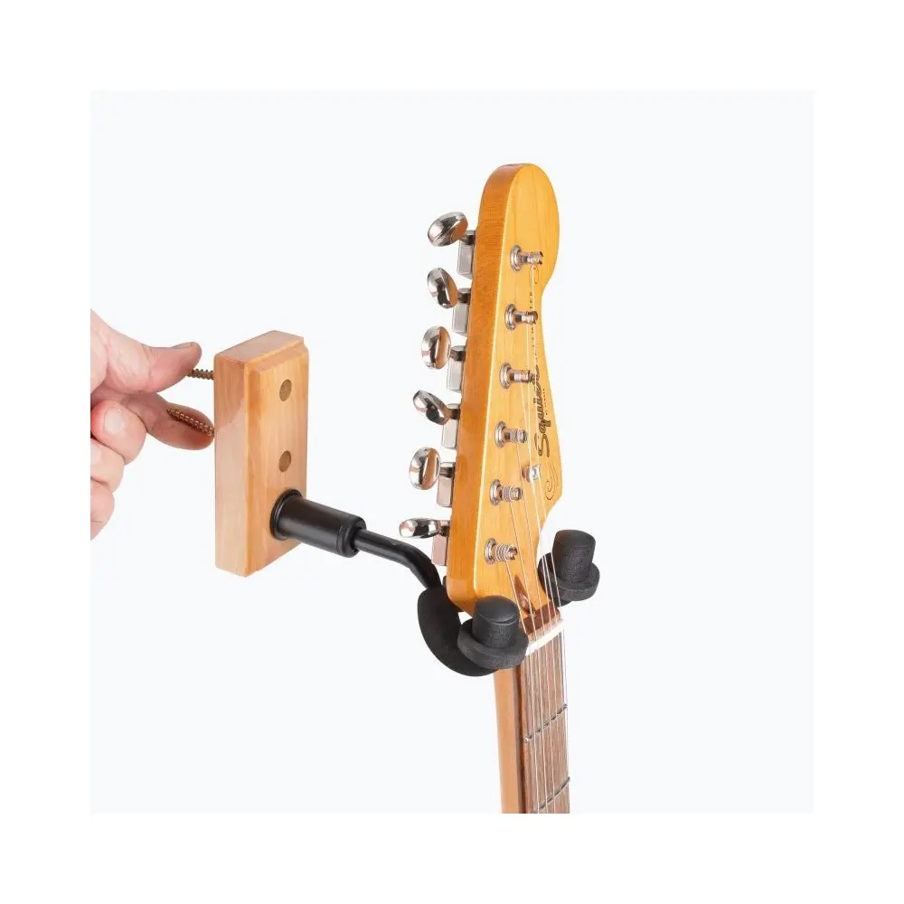 Soporte de Pared para Guitarra, Ukelele y bajo On Stage GS7730 base Madera