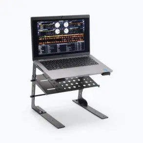 Soporte de Notebook y Controlador DJ On Stage LPT6000 con bandeja regulable
