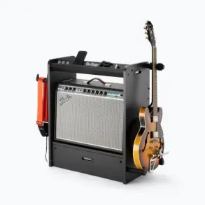 Estación de trabajo para guitarra o bajo amplificador y pedales ordenados On Stage GWS5000B