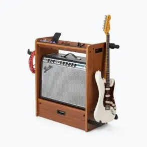 Estación de trabajo para guitarra o bajo amplificador y pedales ordenados On Stage GWS5000RB