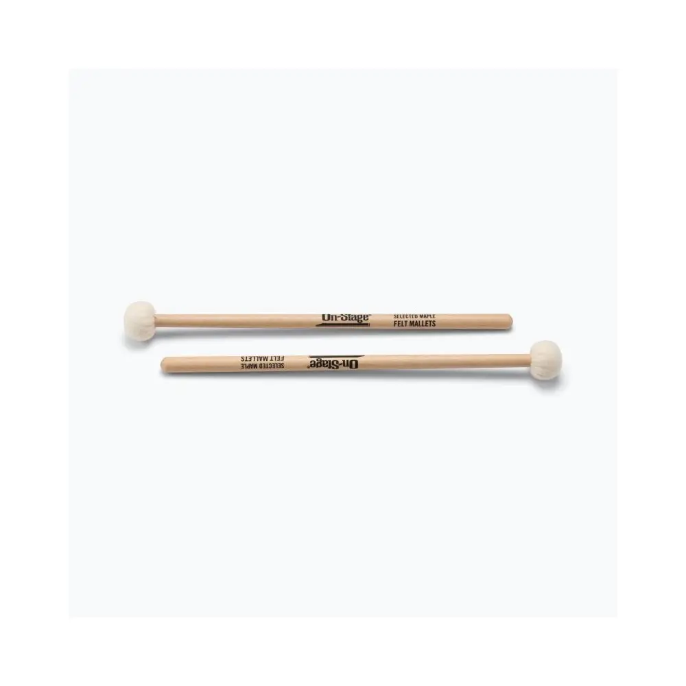 Timpani Mallet mazos de fieltro On Stage WPM200
