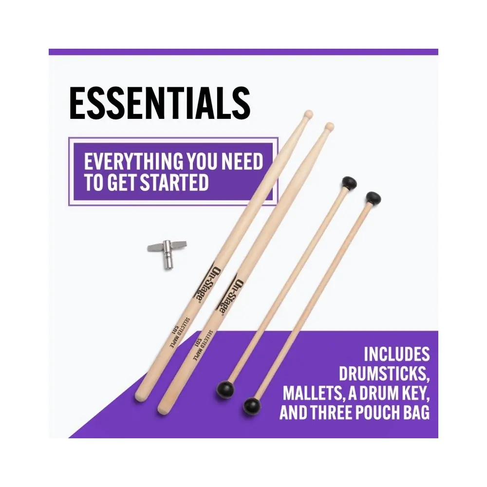 Pack de percusión para estudiantes principiantes On Stage SPP1