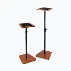 Soportes de madera para monitor de estudio (palo de rosa, par) On Stage SMS7500RB