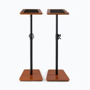 Soportes de madera para monitor de estudio (palo de rosa, par) On Stage SMS7500RB