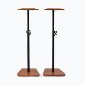 Soportes de madera para monitor de estudio (palo de rosa, par) On Stage SMS7500RB