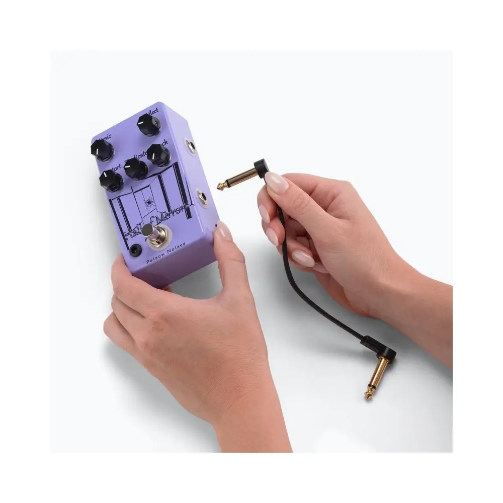 Pack Cables interpedal 15cm x 60 Flat Patch Plug Plug Angular On Stage OSPRO-FPC-60-POP