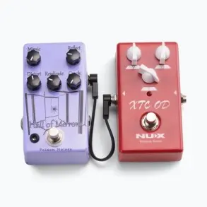 Pack Cables interpedal 15cm x 60 Flat Patch Plug Plug Angular On Stage OSPRO-FPC-60-POP