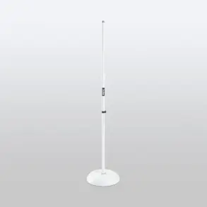 Soporte de Microfono recto con base redonda On Stage MS7201W-BB Blanco