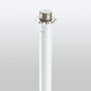 Soporte de Microfono recto con base redonda On Stage MS7201W-BB Blanco