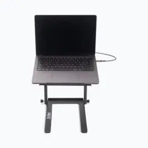 Soporte para notebook o DJ con USB-C On Stage LPT8000 Plegable