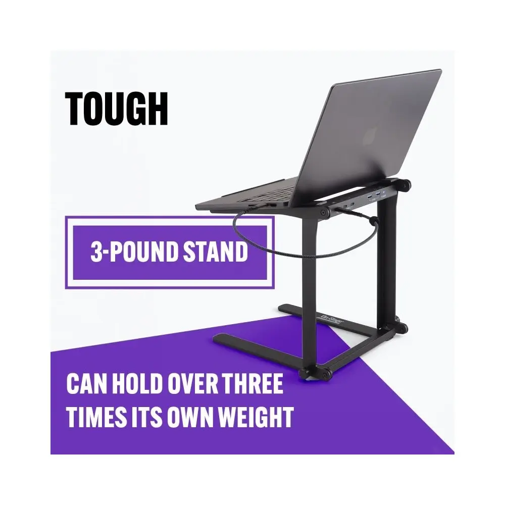 Soporte para notebook con USB On Stage LPT8000