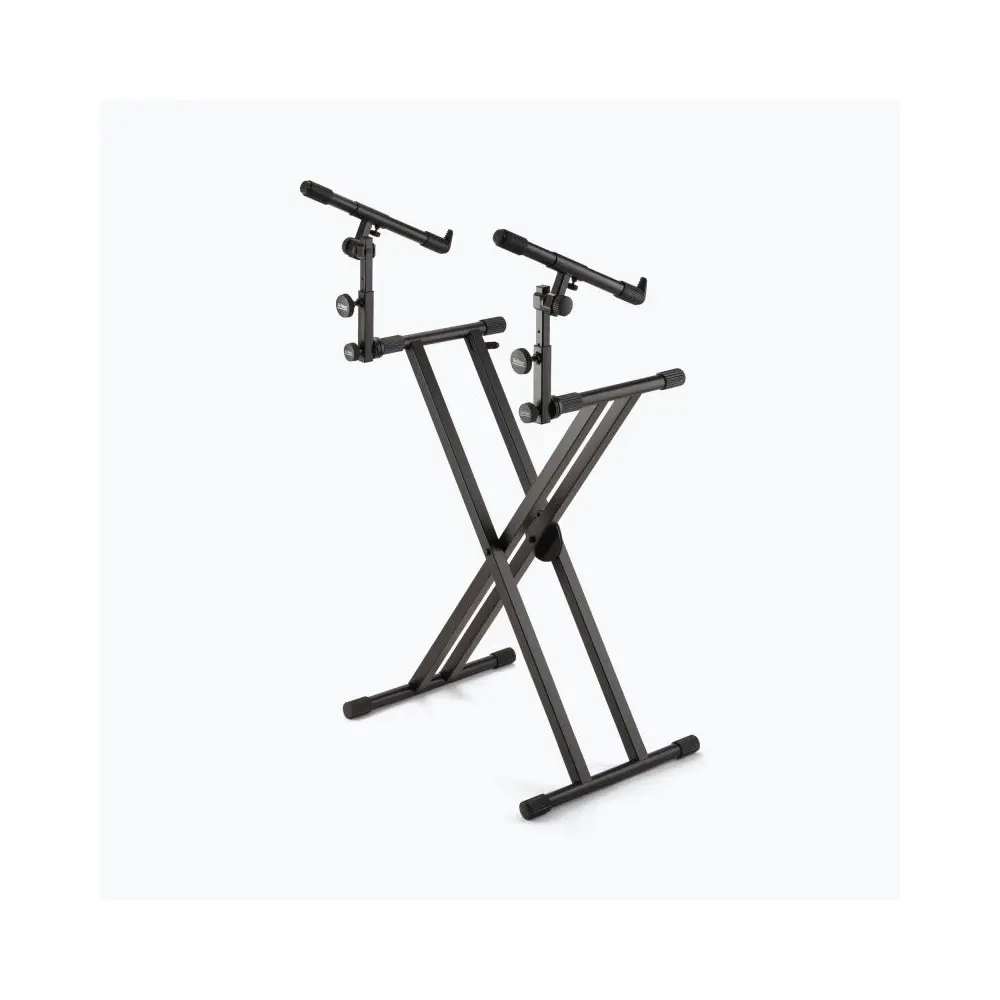 Soporte para teclado Double-X ERGO-LOK con segundo nivel On Stage KS7292