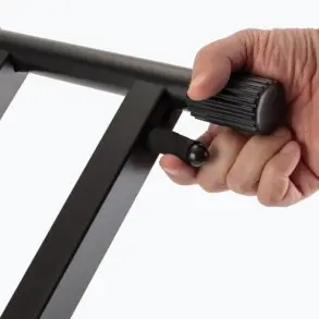 Soporte para teclado Double-X ERGO-LOK con segundo nivel On Stage KS7292