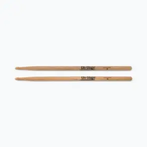 Palillos de Hickory (7A, punta de madera, 12 unidades) On Stage HW7A