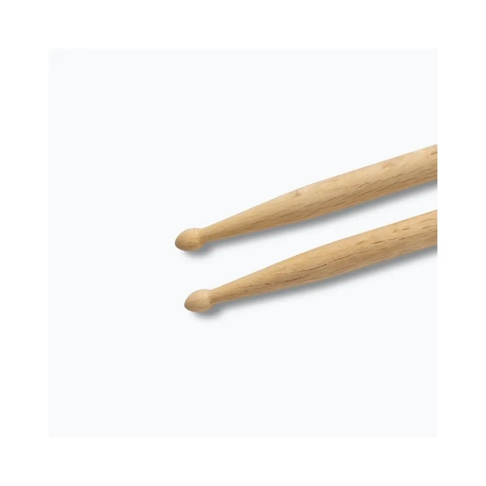 Pack X 12 Pares De Palillos para bateria 5B Hickory Punta de Madera On Stage HW5B