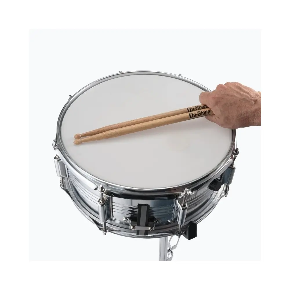 Pack X 12 Pares De Palillos para bateria 5A Hickory Punta de madera On Stage HW5A