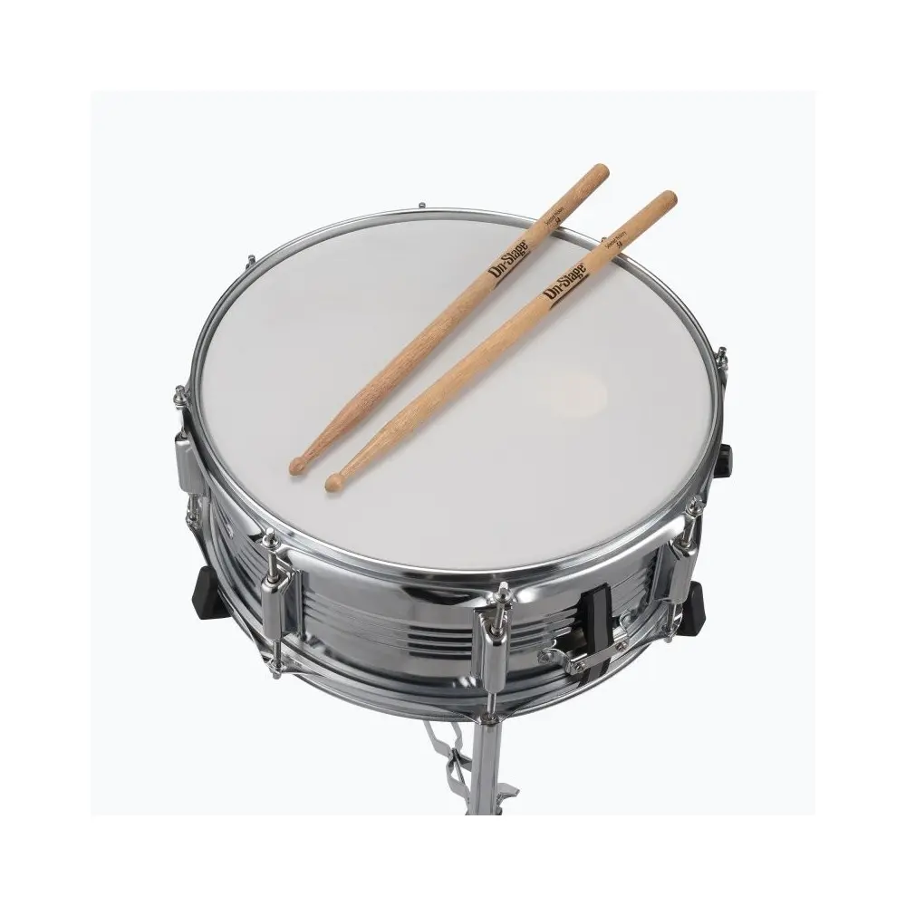 Pack X 12 Pares De Palillos para bateria 5A Hickory Punta de madera On Stage HW5A