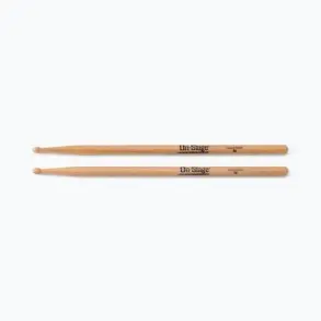 Pack X 12 Pares De Palillos para bateria 5A Hickory Punta de madera On Stage HW5A
