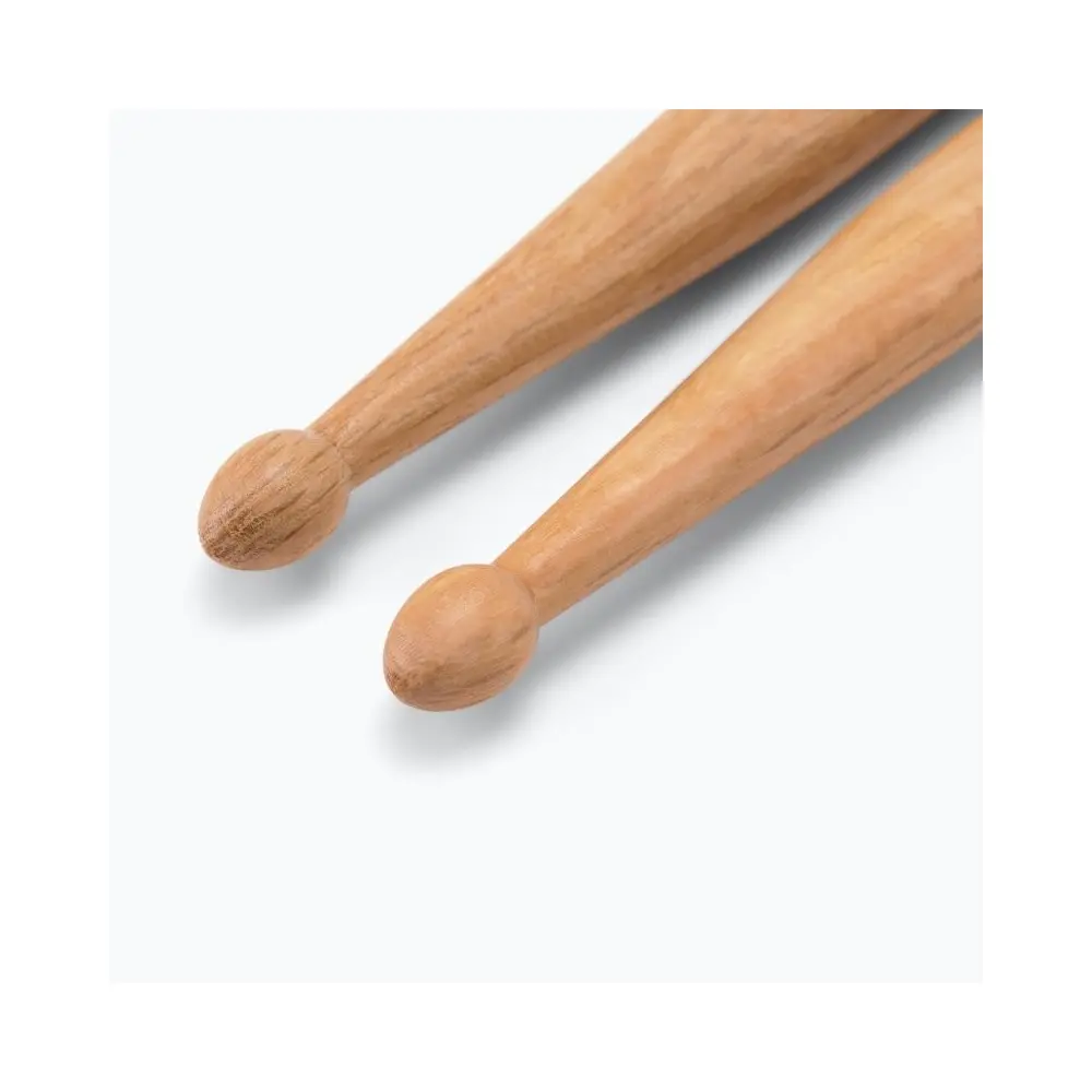 Pack X 12 Pares De Palillos para bateria 5A Hickory Punta de madera On Stage HW5A