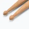 Pack X 12 Pares De Palillos para bateria 5A Hickory Punta de madera On Stage HW5A