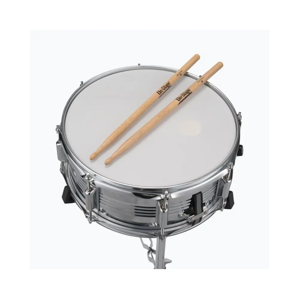 Pack X 12 Pares De Palillos para bateria 2B Hickory Punta de Madera On Stage HW2B