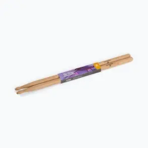 Pack X 12 Pares De Palillos para bateria 2B Hickory Punta de Madera On Stage HW2B