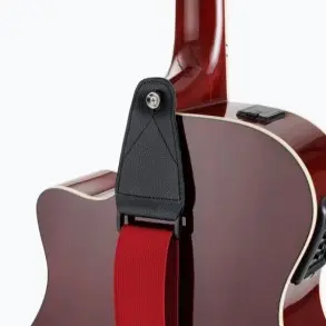 Correa de guitarra con extremos de cuero On Stage GSA10BU