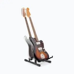 Soporte profesional para guitarra doble con estructura en A On Stage GS7462DB