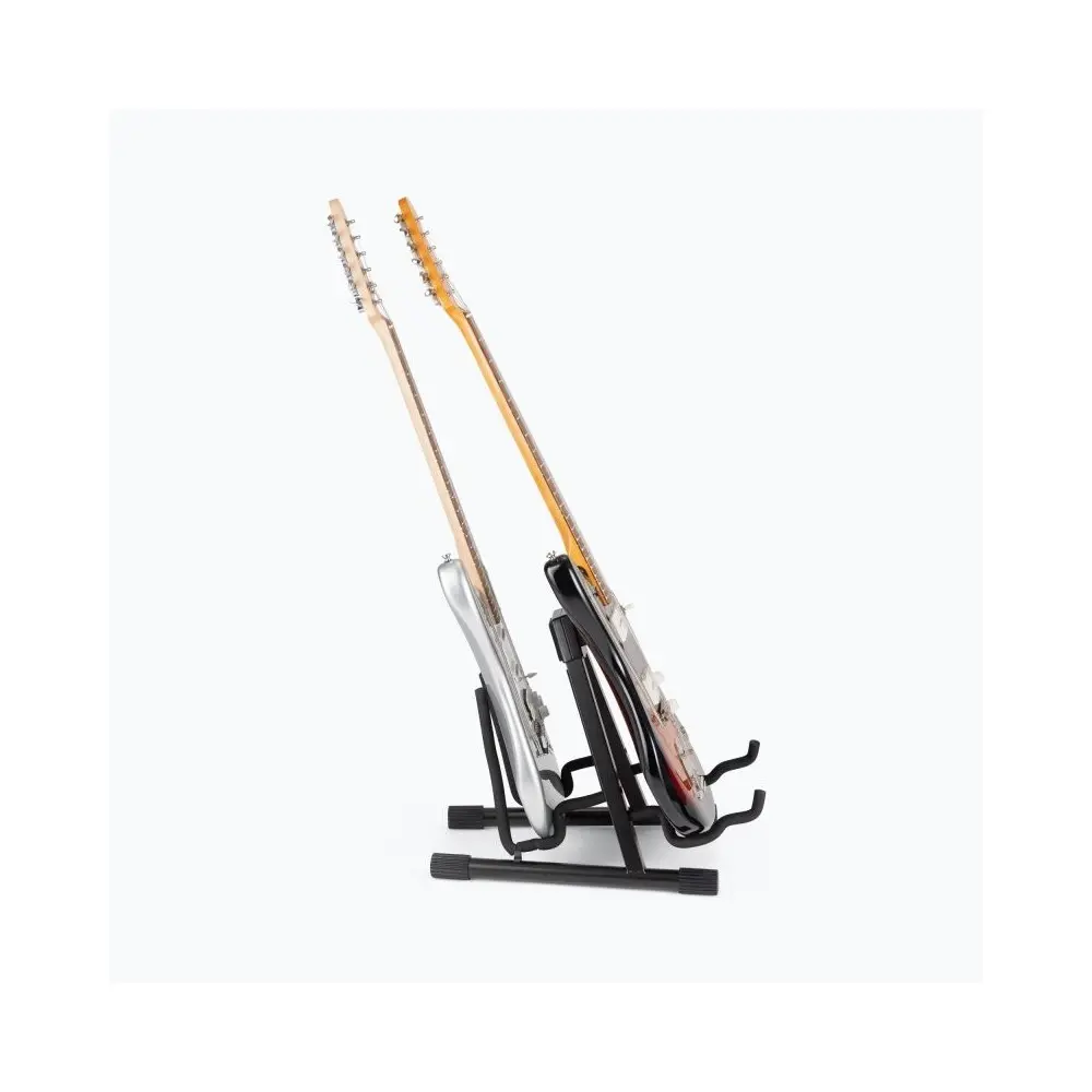 Soporte profesional para guitarra doble con estructura en A On Stage GS7462DB
