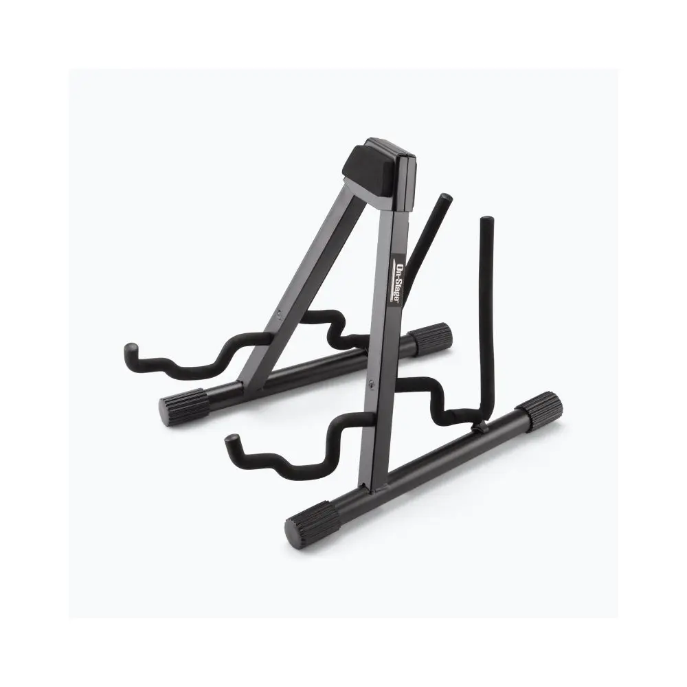 Soporte profesional para guitarra doble con estructura en A On Stage GS7462DB