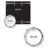 Bateria Pearl Session Studio Select White Marine Pearl 3 Cuerpos