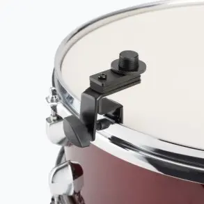 Soporte para micrófono con clamp para aro de batería On Stage DM01 Percusion