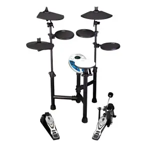 Bateria Electronica 4 Cuerpos 7 Pads Thunder THD130