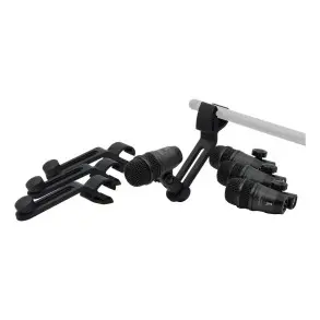 Set 7 Microfonos Para Bateria con Estuche Ross M814