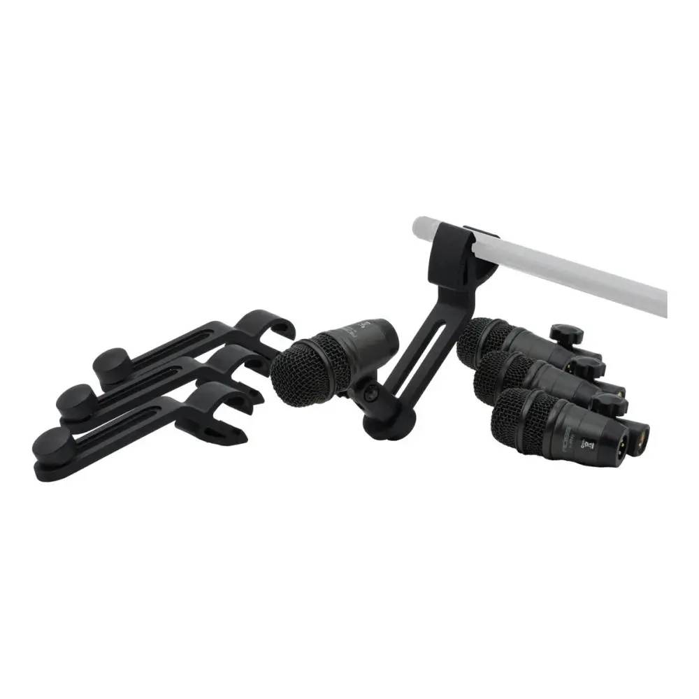 Set 7 Microfonos Para Bateria con Estuche Ross M814