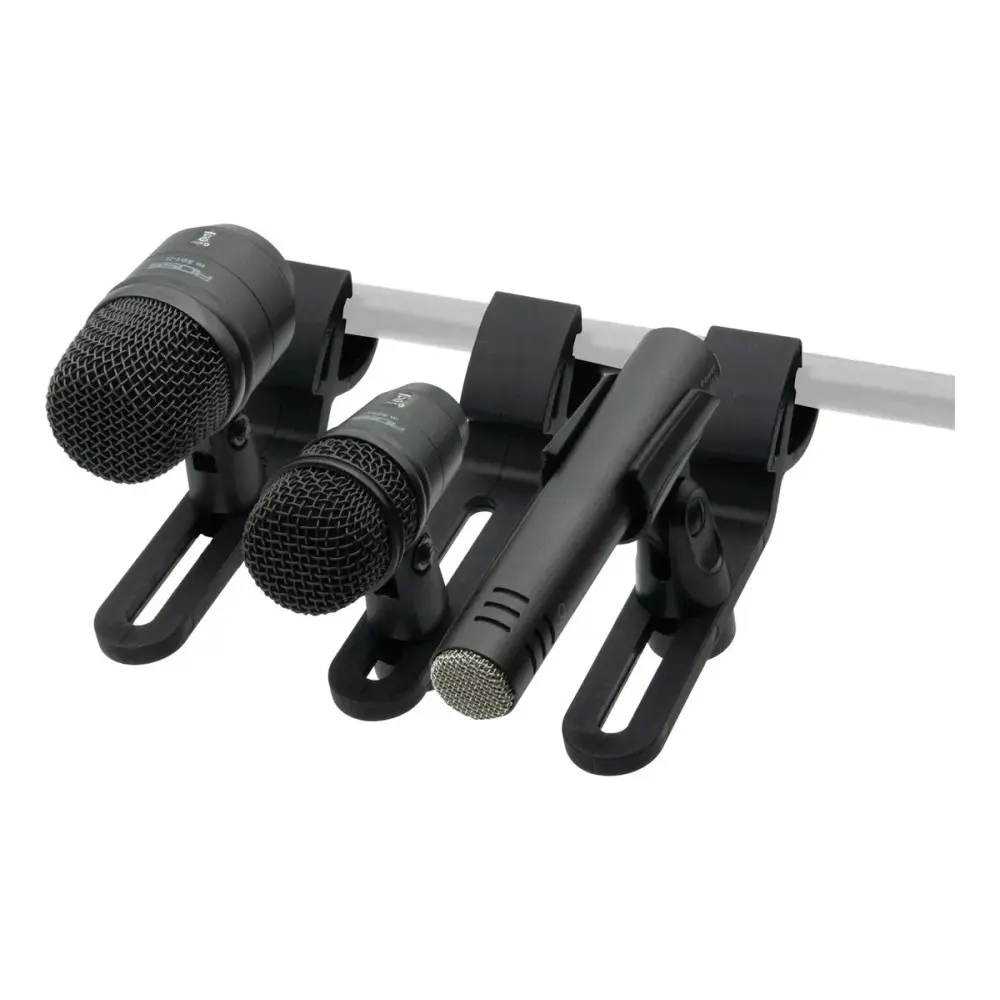 Set 7 Microfonos Para Bateria con Estuche Ross M814