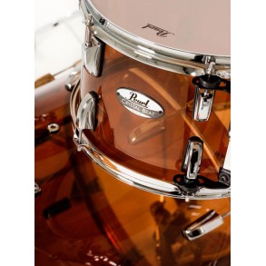 Bateria Acustica Pearl Crystal Beat Bombo 22 3 Cuerpos Acrilico Liquid Smoke