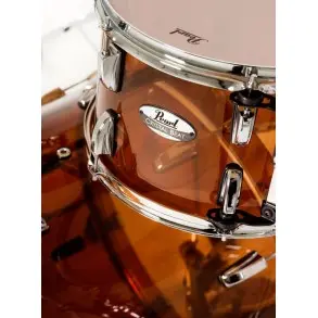 Bateria Acustica Pearl Crystal Beat Bombo 22 3 Cuerpos Acrilico Liquid Smoke