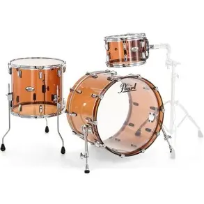 Bateria Acustica Pearl Crystal Beat Bombo 22 3 Cuerpos Acrilico Liquid Smoke