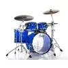 Bateria Acustica Pearl Crystal Beat Bombo 22 4 Cuerpos Acrilico Blue Sapphire