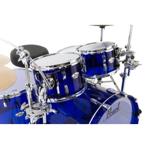 Bateria Acustica Pearl Crystal Beat Bombo 22 4 Cuerpos Acrilico Blue Sapphire