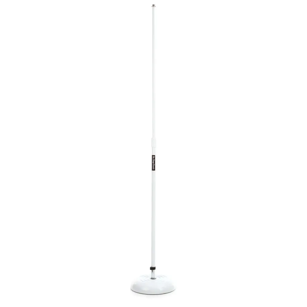 Soporte de Microfono recto con base redonda On Stage MS7201W-BB Blanco