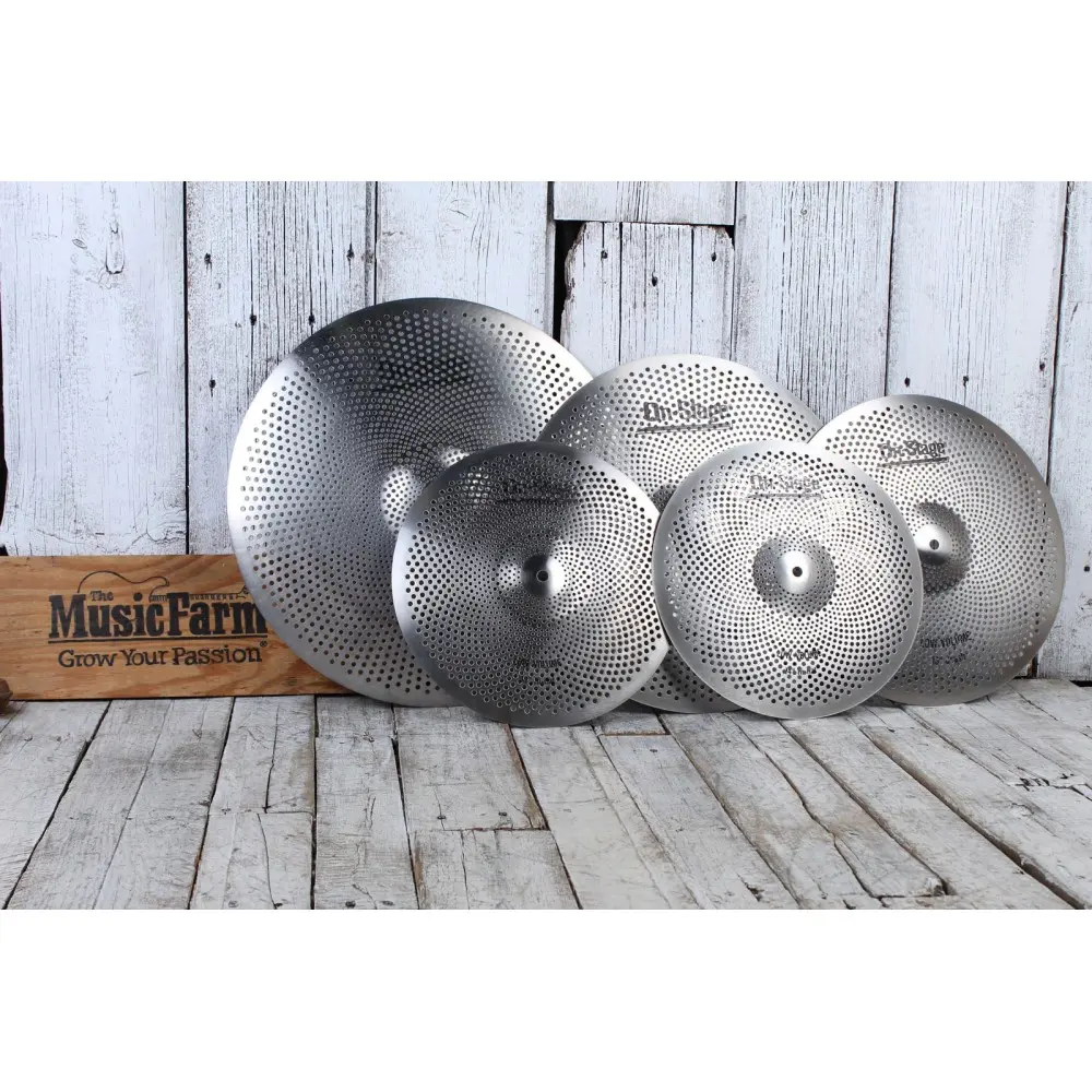Set Platillos de bajo volumen 14" 16" 18" 20" On Stage LVCP5000