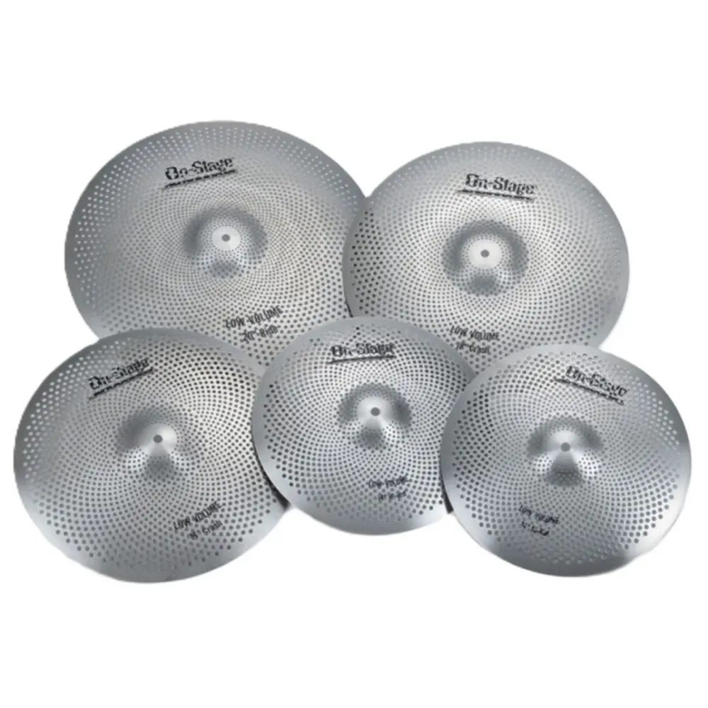 Set Platillos de bajo volumen 14" 16" 18" 20" On Stage LVCP5000