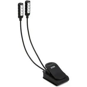 Luz Led Para Atril de partituras recargable por USB doble braso On Stage LED2224-EXP