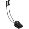 Luz Led Para Atril de partituras recargable por USB doble braso On Stage LED2224-EXP