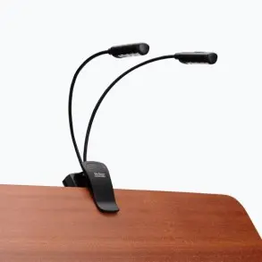 Luz Led Para Atril de partituras recargable por USB doble braso On Stage LED2224-EXP